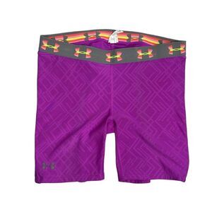 Under Armour Softball Padded Sliding Shorts Womens Size Large Purple Strike Zone